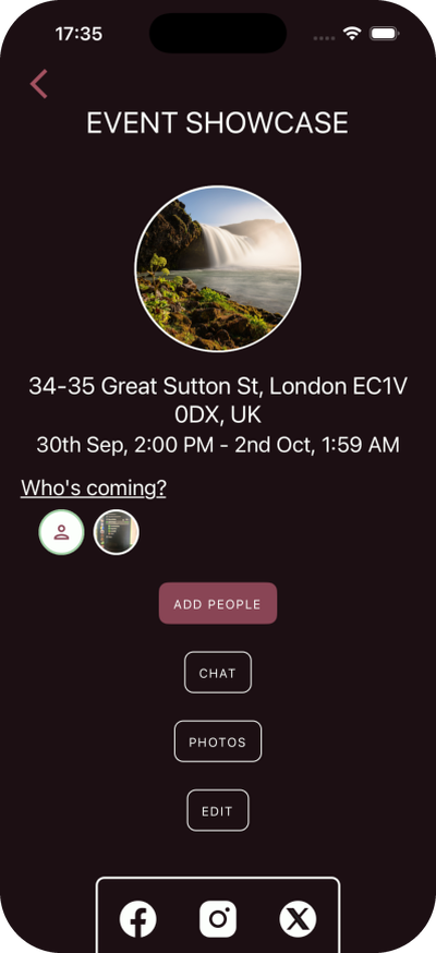 Event detail
